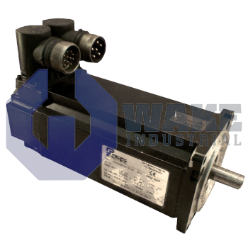 PMA22S-01100-00 | PMA Series Brushless Servo Motor manufactured by Pacific Scientific. This Brushless Servo Motor features a Winding of 240-480V ac, 22.0A RMS along with a 70mm motor body square Frame Size. | Image