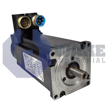 PMA22B-10114-01 | PMA Series Brushless Servo Motor manufactured by Pacific Scientific. This Brushless Servo Motor features a Winding of 240V ac max., 2.7A RMS along with a 70mm motor body square Frame Size. | Image