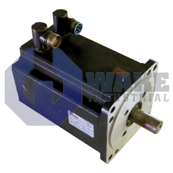 PMA53Q-00100-00 | PMA Series Brushless Servo Motor manufactured by Pacific Scientific. This Brushless Servo Motor features a Winding of 240-480V ac, 7.4A RMS along with a 142mm motor body square Frame Size. | Image