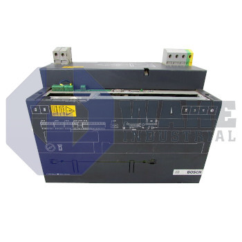 PSI6100.100-W1 | The PSI6100.100-W1 Power Supply Unit is manufactured by Rexroth Indramat Bosch. This unit is a Medium Frequency Inverter Type of Power Supply Unit with a 24V Type of Timer. The colling for this power supply unit is a(n) Water and the mains voltage is 400-480V. | Image