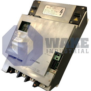 PSU-45 | The PSU-45 is manufactured by Okuma as part of their PSU Servo Power Supply Series. The PSU-45 features a rated input of AC200-230V 3-ph 50/60 Hz and a DC283-325V 45 kW rated output. Alongside a 50 kA RMS SYM SCCR, the PSU is sure to meet your motion needs. | Image