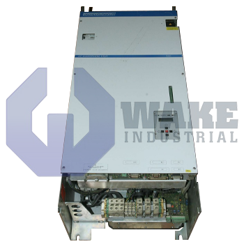 RAC 2.3-200-380-D0I-W1 | RAC Spindle Drive is manufactured by Rexroth, Indramat, Bosch. This drive has a current type of 300 A and a speed set of 10V. This drive also contains connecting terminals X4 and a connection voltage of 460V. | Image