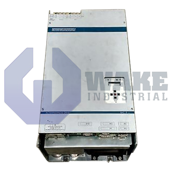 RAC 2.3-150-460-A0I-W1 | RAC Spindle Drive is manufactured by Rexroth, Indramat, Bosch. This drive has a current type of 300 A and a speed set of 10V. This drive also contains connecting terminals X4 and a connection voltage of 460V. | Image