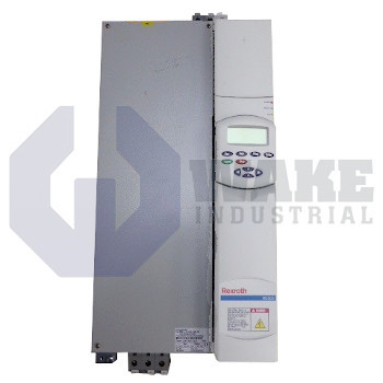 RD52.1-4B-045-L-V1-FW | The RD52.1-4B-045-L-V1-FW AC Drive Converter is manufactured by Bosch Rexroth Indramat. This device operates with a nominal connecting voltage of 3 x AC 380-480 V, has a power rating of 45 kW, and utilizes a forced air cooling mechanism. | Image