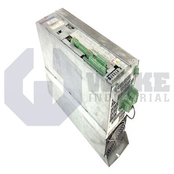 RD52.1-7N-003-L-V1-FW | The RD52.1-7N-003-L-V1-FW DC supply inverter is manufactured by Bosch Rexroth Indramat. This device operates with a nominal connecting voltage of DC 530-670 V, a power rating of 3 kW, and it utilizes a forced air cooling mechanism. | Image