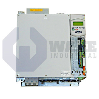 RD52.1-7N-055-L-NN-FW | The RD52.1-7N-055-L-NN-FW DC supply inverter is manufactured by Bosch Rexroth Indramat. This device operates with a nominal connecting voltage of DC 530-670 V, a power rating of 55 kW , and it utilizes a forced air cooling mechanism. | Image