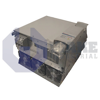 RD52.1-7N-075-L-NN-FW | The RD52.1-7N-075-L-NN-FW DC supply inverter is manufactured by Bosch Rexroth Indramat. This device operates with a nominal connecting voltage of DC 530-670 V, a power rating of 75 kW, and it utilizes a forced air cooling mechanism. | Image