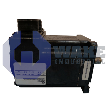 S33GNAA-RNNM-00 | S Series Brushless Servo Motor manufactured by Pacific Scientific. This Brushless Servo Motor features a Holding Brake Option of 24V DC Brake along with a Frame Size/Stack Length of NEMA 34/3 Stack. | Image