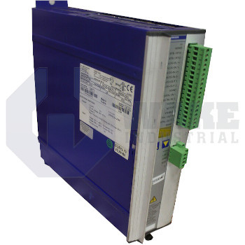 S60300-550 | The S60300-550 was manufactured by Kollmorgen as part of their S600 Servo Drive Series. This drive features a rated output current of 3 arms and a peak output current 6 arms. It also withholds a voltage rating of 230-480 V and a Max. continuous performance of 0.5 kW. | Image