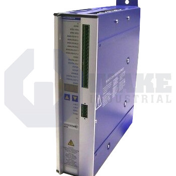 S61000-NA | The S61000-NA was manufactured by Kollmorgen as part of their S600 Servo Drive Series. This drive features a rated output current of 10 arms and a peak output current 20 arms. It also withholds a voltage rating of 230-480 V and a Max. continuous performance of 1.5 kW. | Image