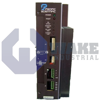 SC403-001-T2 | SC400 Series Brushless Servocontroller manufactured by Pacific Scientific. This Servocontroller features a Power level of 7.50A cont., 15A pk. along with a Bus Voltage (nominal) of 160/320 VDC. | Image