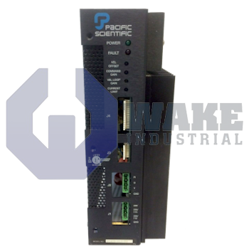 SC403-027-T3 | SC400 Series Brushless Servocontroller manufactured by Pacific Scientific. This Servocontroller features a Power level of 7.50A cont., 15A pk. along with a Bus Voltage (nominal) of 160/320 VDC. | Image