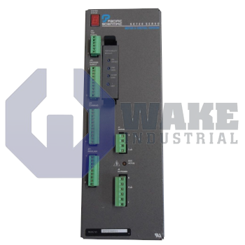 SC723A-001-PM72012 | SC720 Series Servocontroller manufactured by Pacific Scientific. This Servocontroller features a Power Level Code of 7.5A cont./15A peak along with a Option Code of 12 bit RDC (+/- arcmin, 1024 ppr). | Image