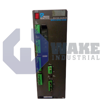 SC723A-001-PM72032 | SC720 Series Servocontroller manufactured by Pacific Scientific. This Servocontroller features a Power Level Code of 7.5A cont./15A peak along with a Option Code of 12 bit RDC (+/- arcmin, 1024 ppr). | Image