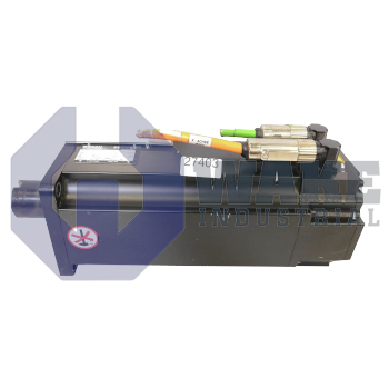 SF-A4.0172.015-14.050 | The SF-A4.0172.015-14.050 Servo Motor from Bosch Rexroth Indramat has an STG/MTG Encoder, A Locked Rotor Current of 17, a Rated Speed of 1500, and a listed Shaft Option of Basic Version with Holding Brake, w/o Mating Connector. | Image