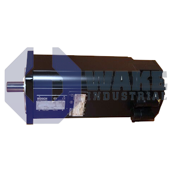 SF-A4.0230.030-10.050 | The SF-A4.0230.030-10.050 Servo Motor from Bosch Rexroth Indramat has an STG/MTG Encoder, A Locked Rotor Current of 22, a Rated Speed of 3000, and a listed Shaft Option of Basic Version Smooth Shaft, w/o Mating Connector. | Image