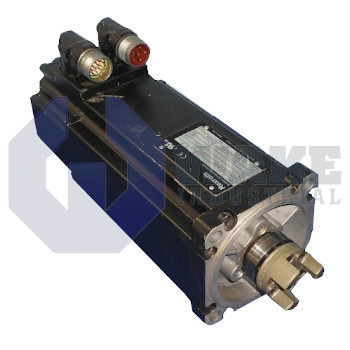 SF-A5.0250.030-14.050 | The SF-A5.0250.030-14.050 Servo Motor from Bosch Rexroth Indramat has an STG/MTG Encoder, A Locked Rotor Current of 23, a Rated Speed of 3000, and a listed Shaft Option of Basic Version with Holding Brake, w/o Mating Connector. | Image