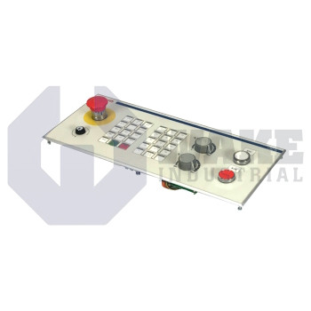 VAM40.2-PB-NA-TA-TA-VB-MA-1608-NN | The VAM40.2-PB-NA-TA-TA-VB-MA-1608-NN Operator Panel is manufactured by Rexroth Indramat Bosch, and has 16 inputs and 8 outputs on the masterboard. The encoder for this panel is PROFIBUS-DP, and another design is Not Available for this model. | Image