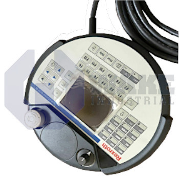 VCH08.1EAB-064ET-A1D-064-DS-E4-PW | The VCH08.1EAB-064ET-A1D-064-DS-E4-PW Hand Control Device is manufactured by Rexroth Indramat Bosch. This device operates with a Memory Capacity of 64Mb and has a Standard Ethernet interface. The Nominal Connection Voltage is 24 VDC and there is also an Additional Option, a USB Interface. | Image