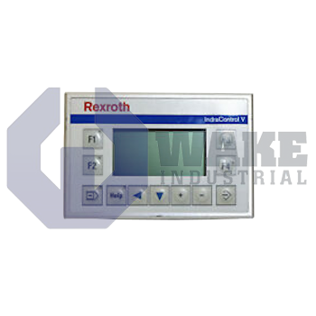 VCP02.2DRN-003-SR-NN-PW | The VCP02.2DRN-003-SR-NN-PW screen panel is manufactured by Bosch Rexroth Indramat. This panel operates with 24 V DC supply voltage, 256 KByte Flash application memory, 11 Keys, and a maximum voltage of 30.2 V. | Image