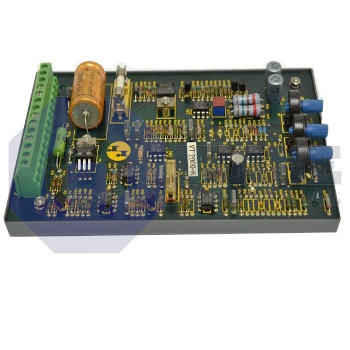 VT 2000-K | Rexroth, Indramat, Bosch proportional amplifier in the VT-2000 Series. This proportional amplifier features a Operating Voltage 24 VDC + or - 10 % along with a Connection Type of Board with terminal strip. | Image