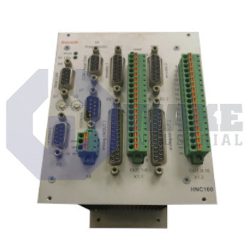 VT-HNC100-1-1X-150-1 | The VT-HNC100-1-1X-150-1 digital axis controller is manufactured by Bosch Rexroth Indramat. This unit falls in the 1X 10 to 19 component series, a version for 1 hydraulic axis. Bus connection and installation specifications are factory assigned and unique to each unit. This part number represents: VT-HNC100-1-11-150-1, VT-HNC100-1-12-150-1, VT-HNC100-1-13-150-1, VT-HNC100-1-14-150-1, VT-HNC100-1-15-150-1, VT-HNC100-1-16-150-1, VT-HNC100-1-17-150-1, VT-HNC100-1-18-150-1, VT-HNC100-1-19-150-1 | Image