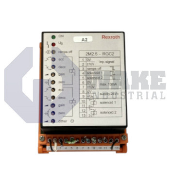 VT-MSPA 2-525-10-V0 | The VT-MSPA 2-525-10-V0 amplifier module is manufactured by Bosch Rexroth Indramat. This unit is a 2.5 A solenoid type and operates with 24 VDC power supply, 60 VA power consumption and a current rating of 2.5 A. | Image