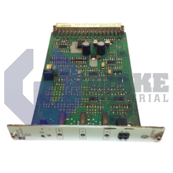 VT-VSPA1-10-1X-V0-0 | The VT-VSPA1-10-1X-V0-0 amplifier card is manufactured by Bosch Rexroth Indramat. This unit has a 10 to 19 component series designation, and operates with at max 24 VA power consumption, 2 A current consumption, and an operating voltage of 24 VDC. | Image