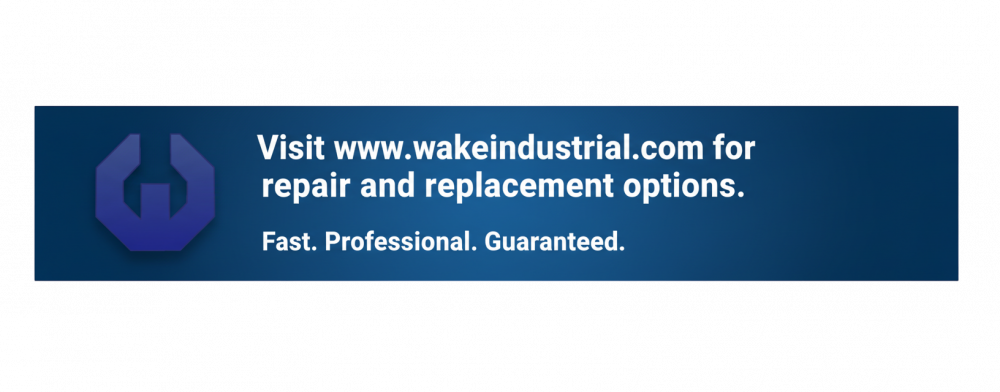 This is a banner for Wake Industrial LLC